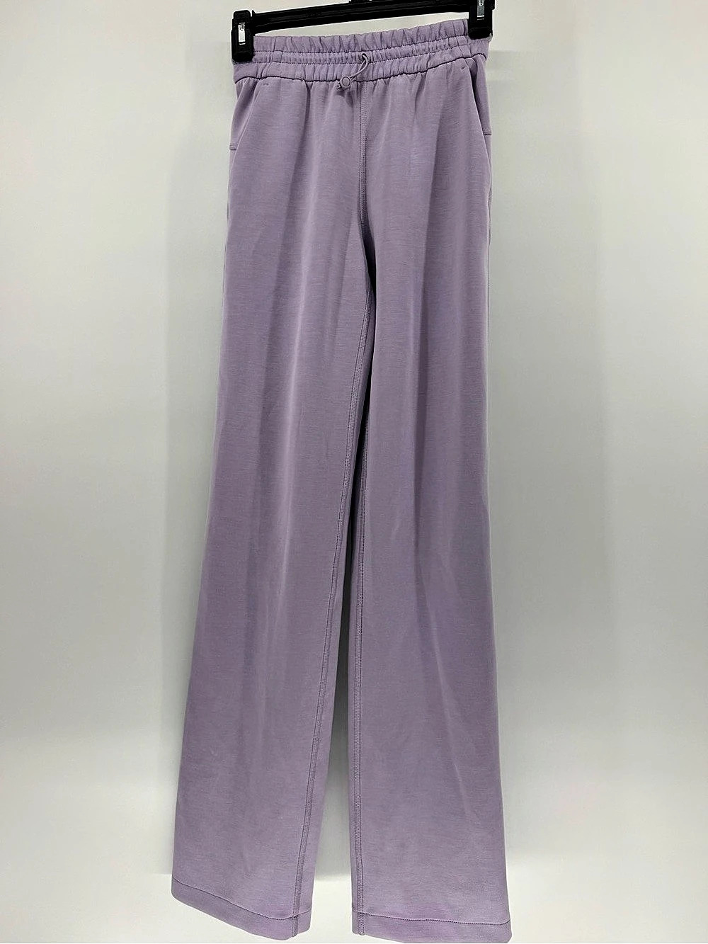 lululemon Scuba Mid-Rise Wide-Leg Sweatpants Purple ash sz 0 - Picture 3 of 9